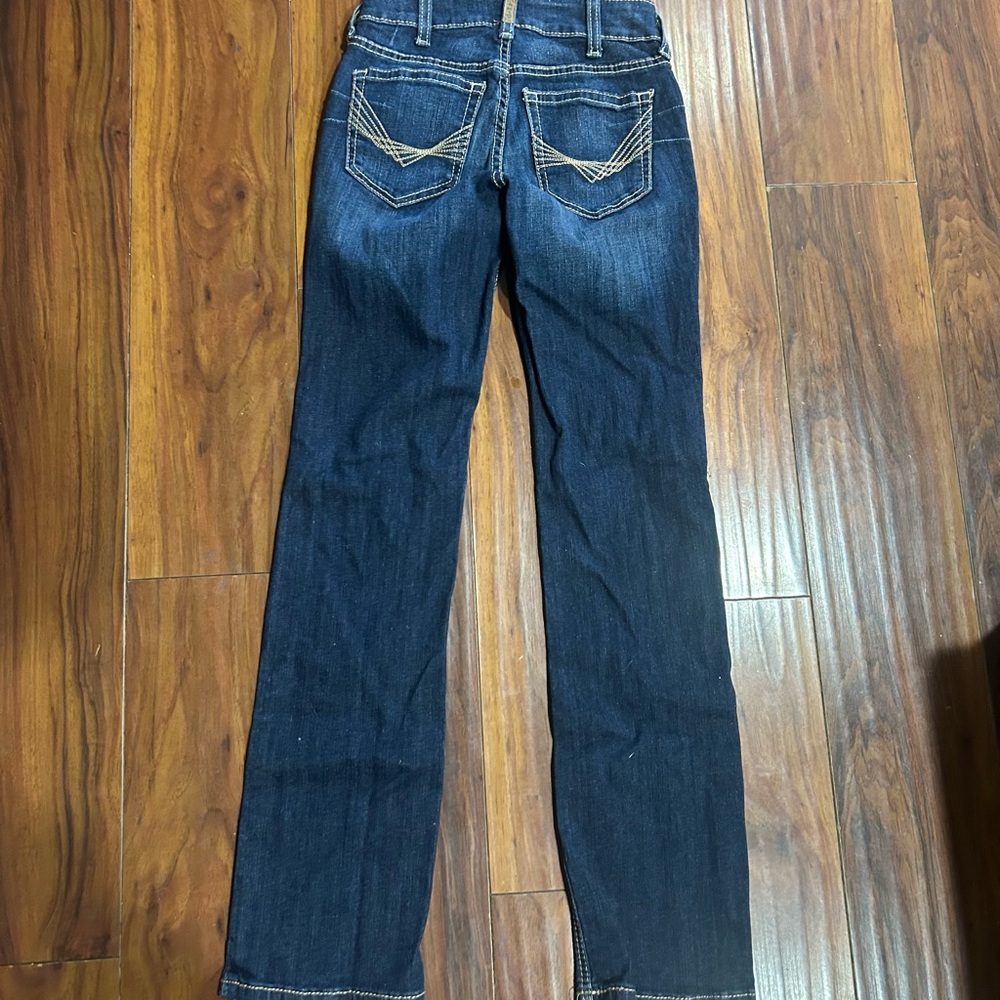 Ariat R.E.A.L. Women's Dark Blue Straight Jeans, size 25 - Picture 5 of 5